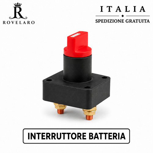 Interruttore stacca batteria - interruttore,