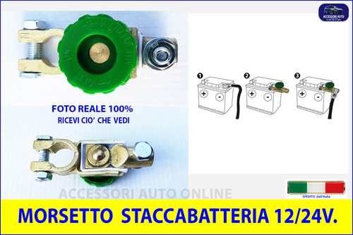 Morsetto staccabatteria - morsetto,