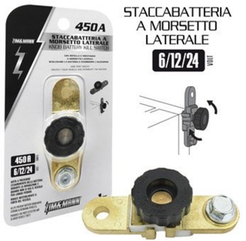 Staccabatteria morsetto - staccabatteria,