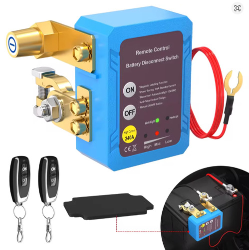 Staccabatteria per auto 12v - staccabatteria,
